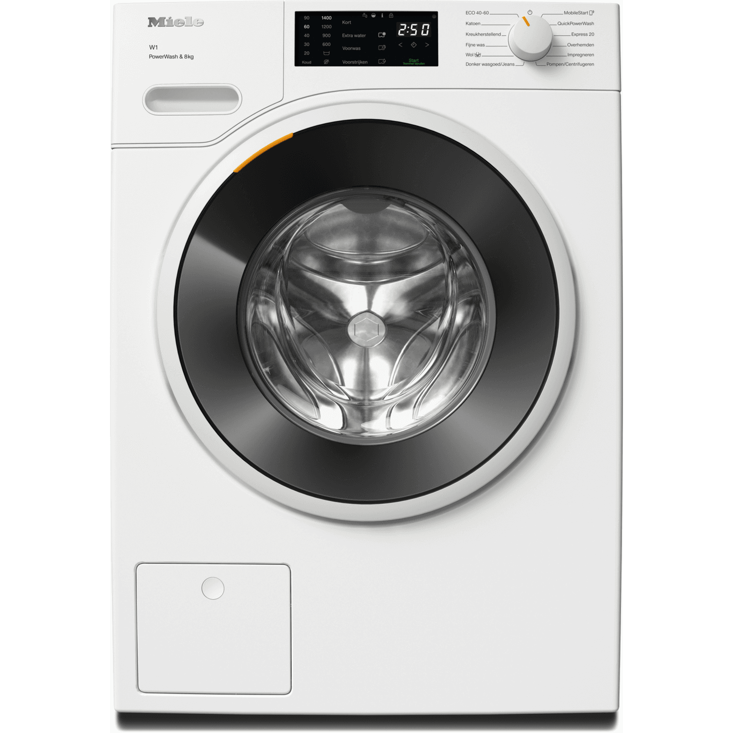 MIELE WWB 360 WCS PowerWash -  Wasmachine Voorlader - 8 kg - 1400 rpm - 72 dB