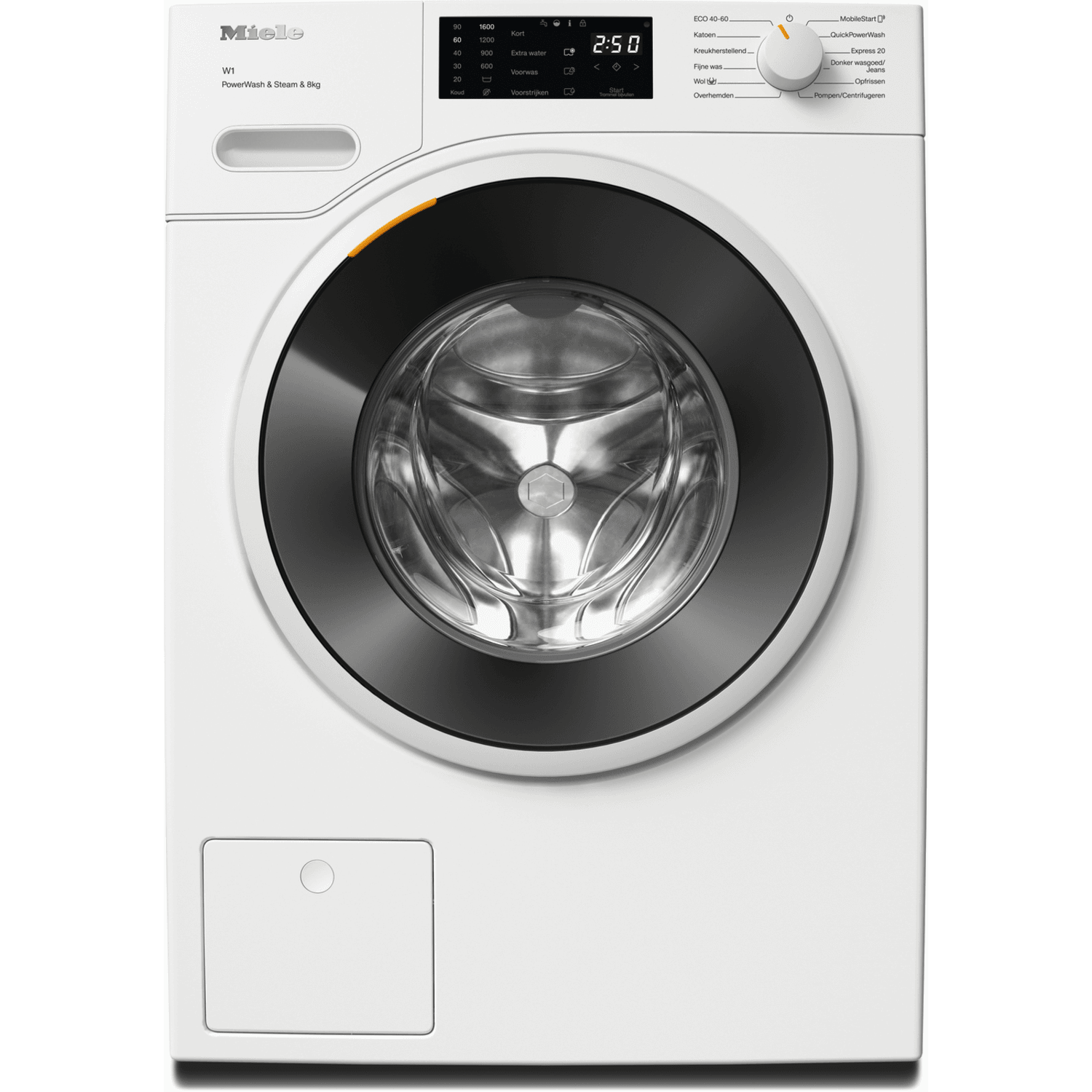 MIELE WWC 380 WCS PowerWash -  Wasmachine Voorlader - 8 kg - 1600 rpm - 73 dB