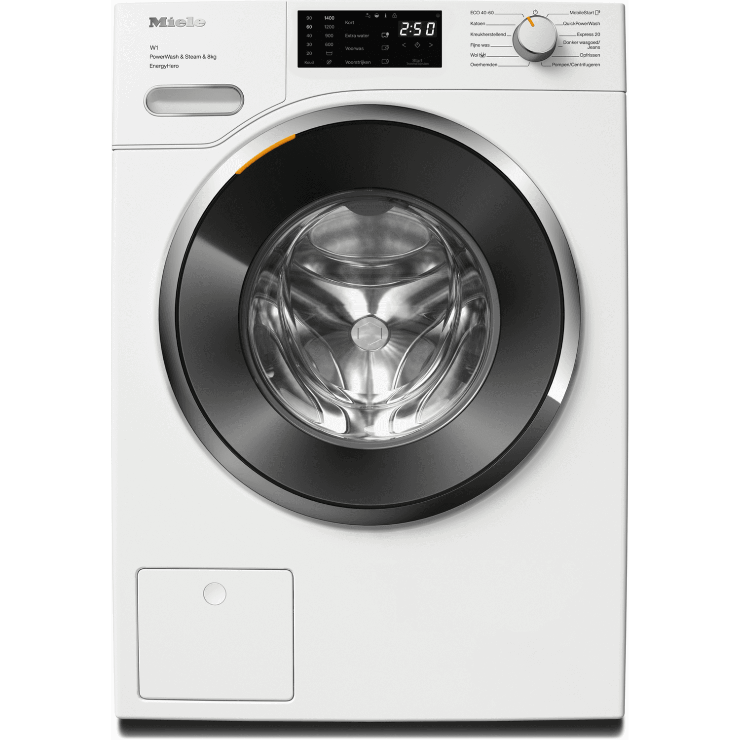 MIELE WWE 380 WCS PowerWash -  Wasmachine Voorlader - 8 kg - 1400 rpm - 68 dB
