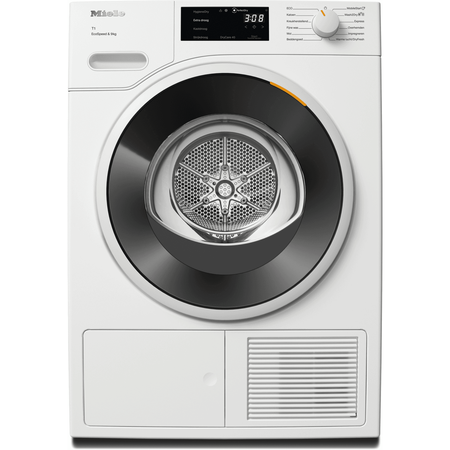 MIELE TWD 640 WP EcoSpeed -  Warmtepompdroger - 9 kg - 64 dB - Energielabel C