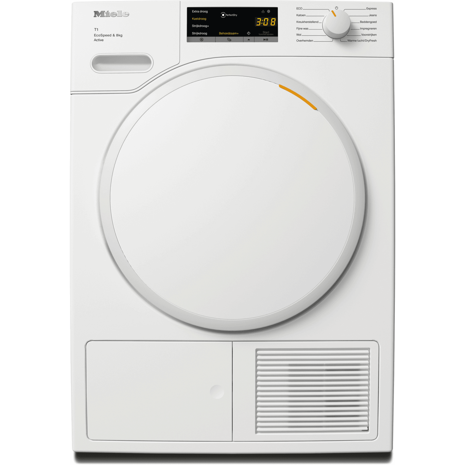 MIELE TWA 520 WP EcoSpeed -  Warmtepompdroger - 8 kg - 64 dB - Energielabel C