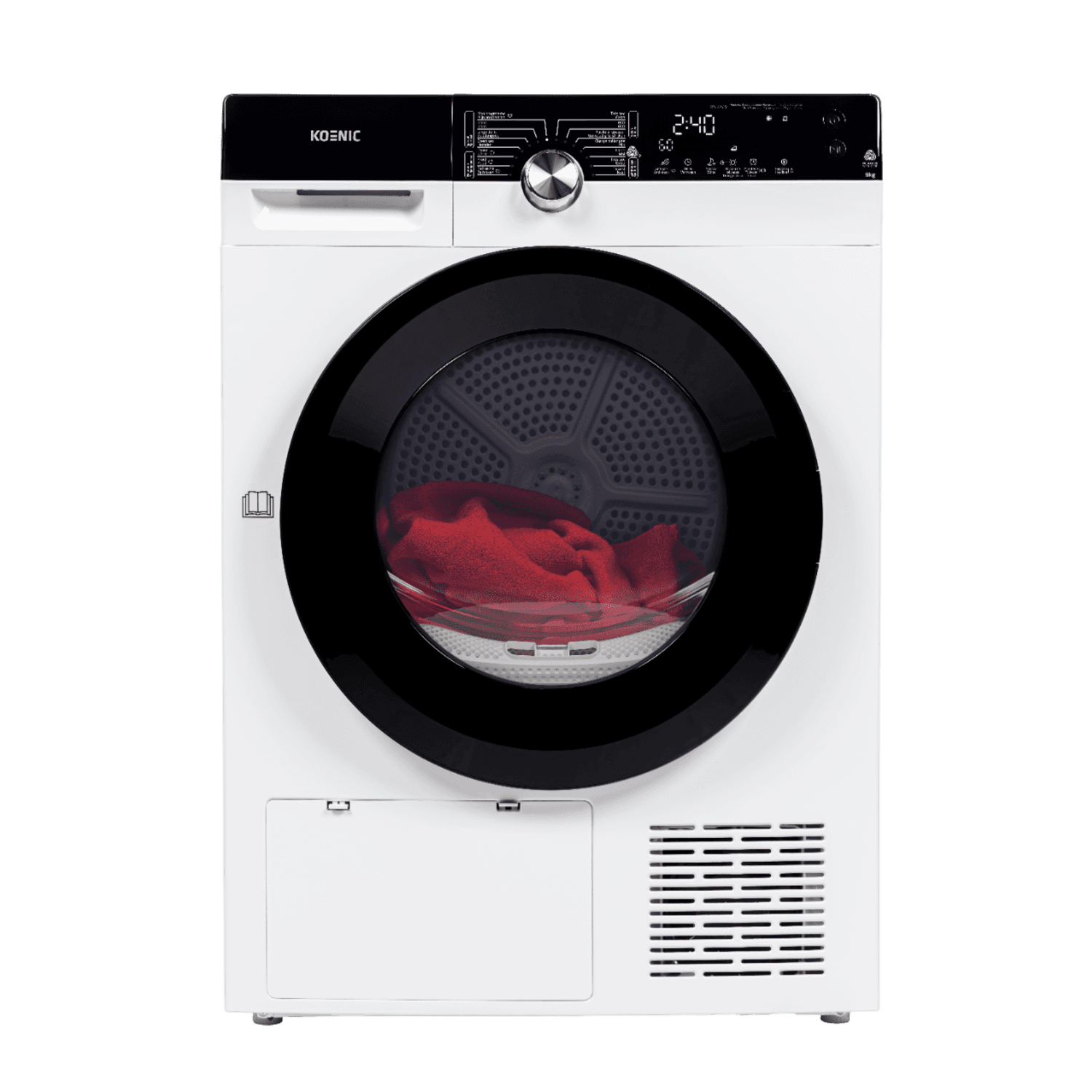 KOENIC KTD 9336 C - Warmtepompdroger - 9 kg - 68 dB – Energielabel C