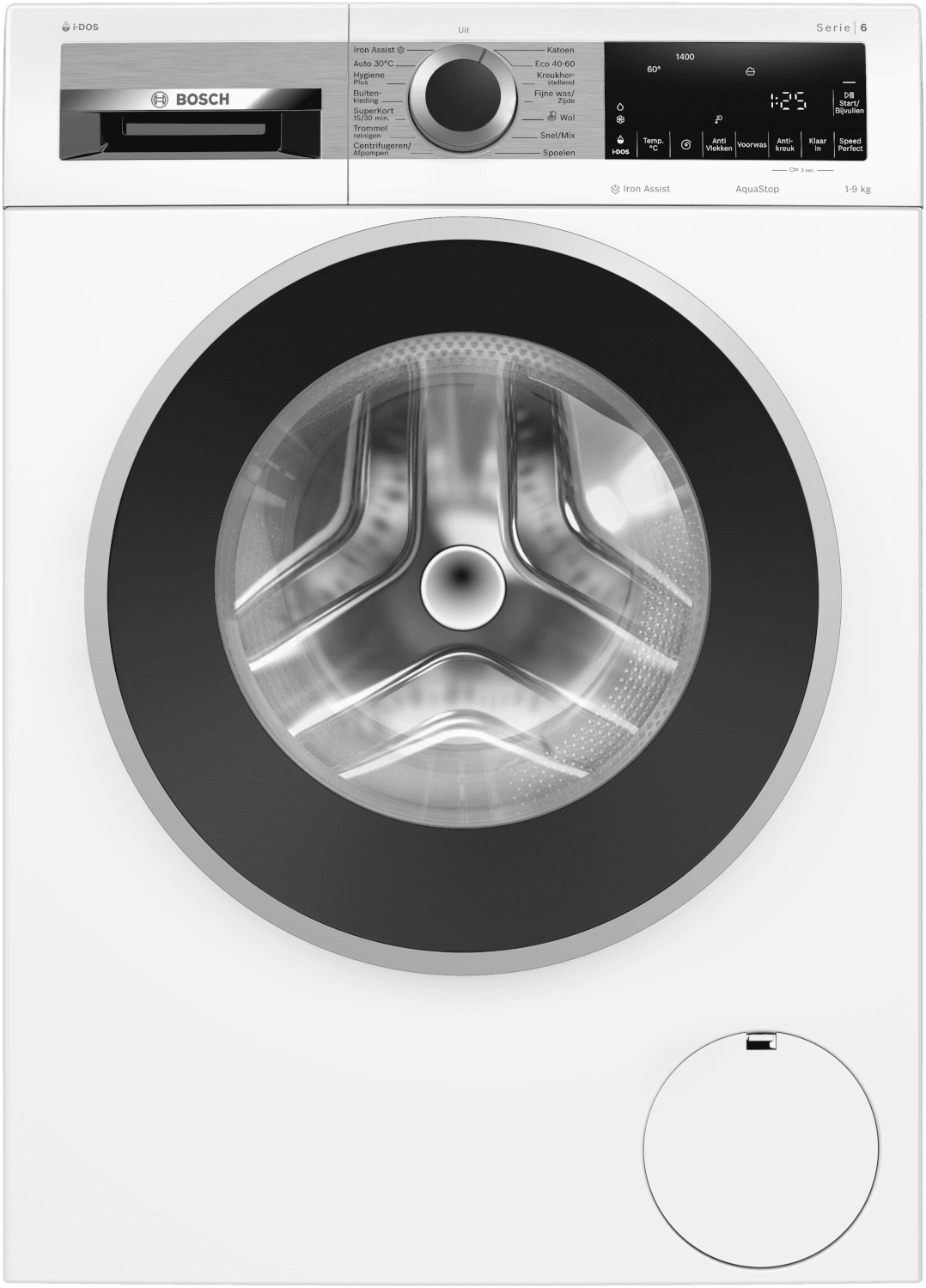 BOSCH WGG244FSNL i-DOS -  Wasmachine Voorlader - 9 kg - 1400 rpm - 70 dB - automatisch doseren