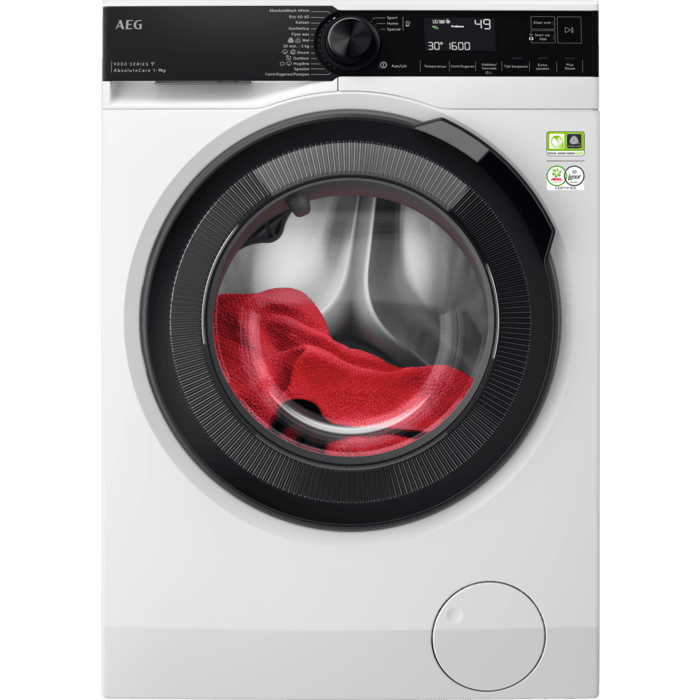 AEG 9000 serie AbsoluteCare® Wasmachine voorlader 9 kg LR9696C6