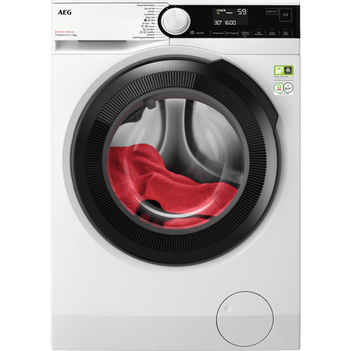 AEG 8000 serie PowerCare Wasmachine voorlader 8 kg LR85864