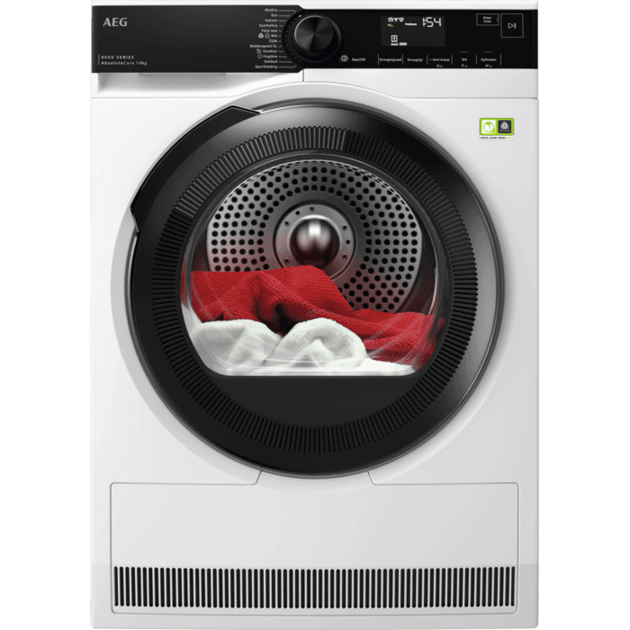 AEG 8000 AbsoluteCare® - Warmtepomp Droger 8 kg TR868B4B