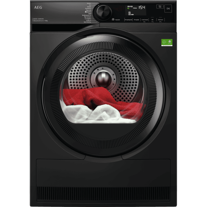 AEG 8000 AbsoluteCare® - Warmtepomp Droger 8 kg Dark Silver TR868DS4