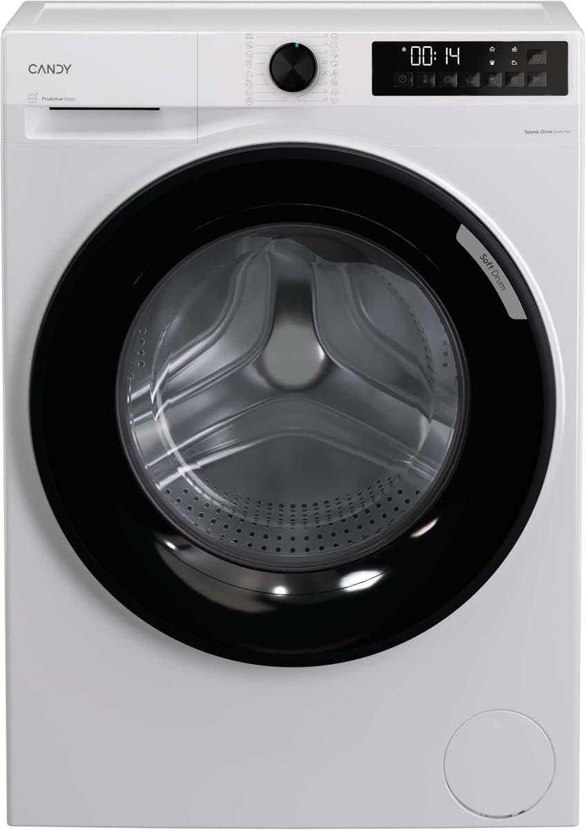 Candy ProWash GD 412BL10-S - Wasmachine - 12 kg - A-40% - Extra Stil (72dB) - Soft Drum - 16 programma's - Getest om 20 jaar mee te gaan - 10 jaar garantie op onderdelen