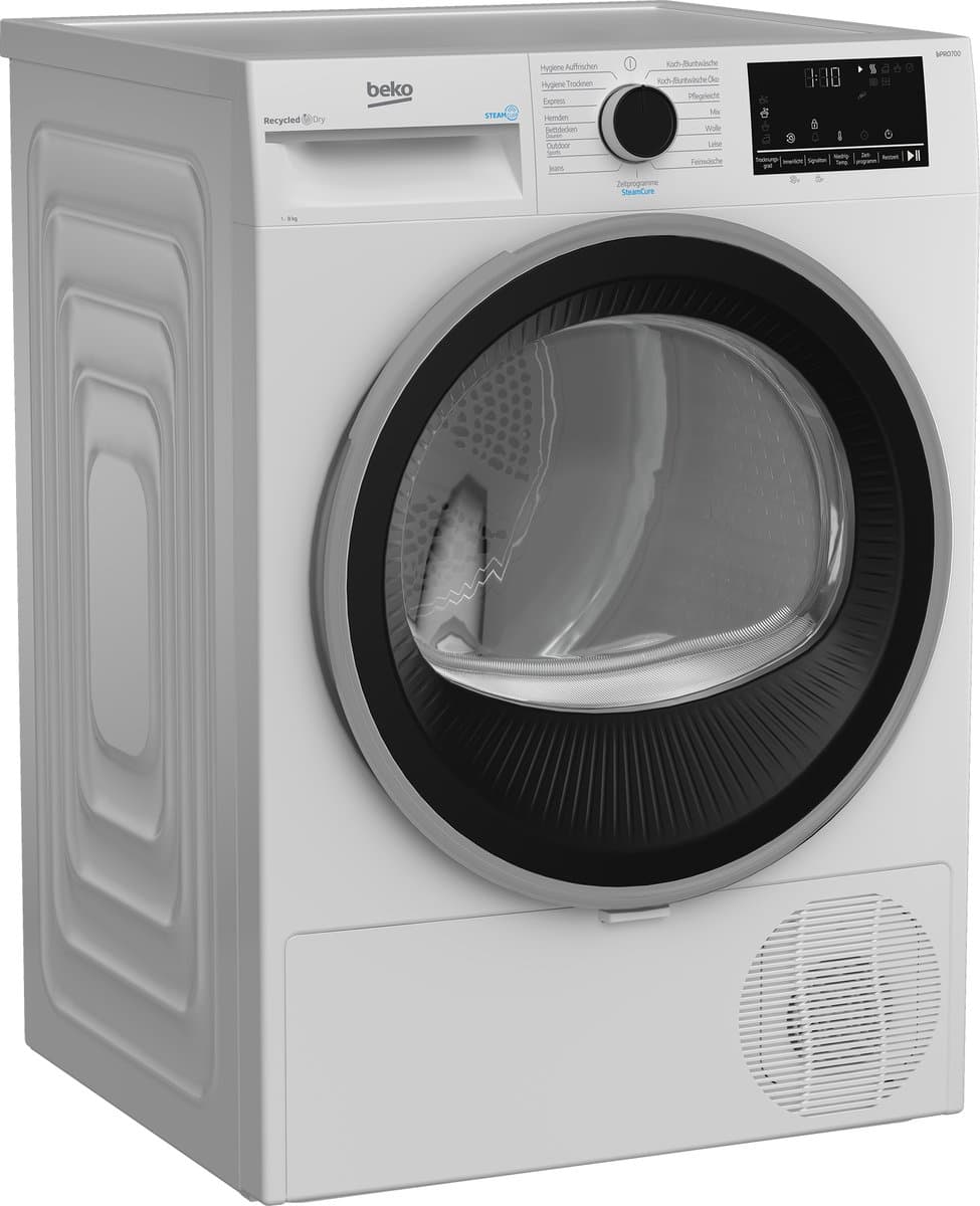 Beko B5T68219 | Warmtepompdroger | 8 kg | B label | Taaldisplay Duits