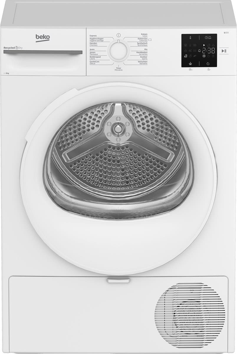 Beko BM3T38232CW 8KG Warmtepompdroger zuinig
