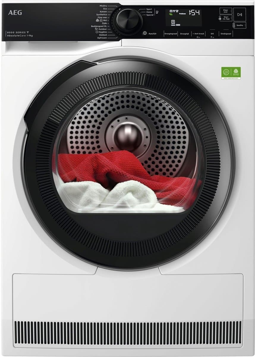 AEG TR869T4C - 8000 - AbsoluteCare® - Warmtepomp Droger - 9 kg