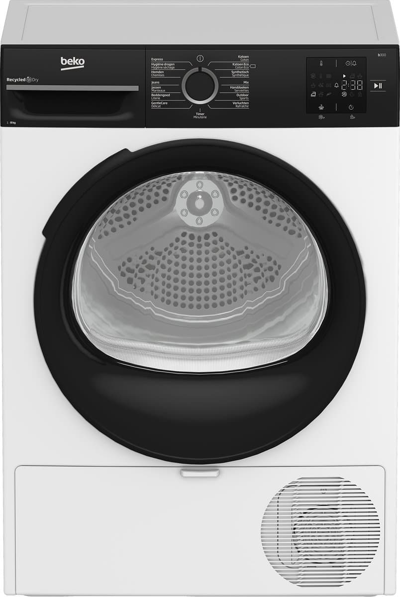 Beko BM3T3823BNL Wasdroger - warmtepompdroger - 8 kg - Energielabel