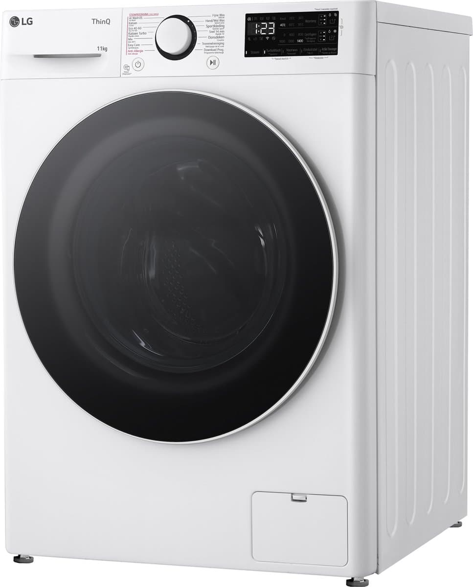 LG F4WR3511S0W - A-10% - 11 kg Wasmachine - Slimme AI DD™ motor - EzDispense™ - Hygiënisch wassen met stoom - ThinQ™