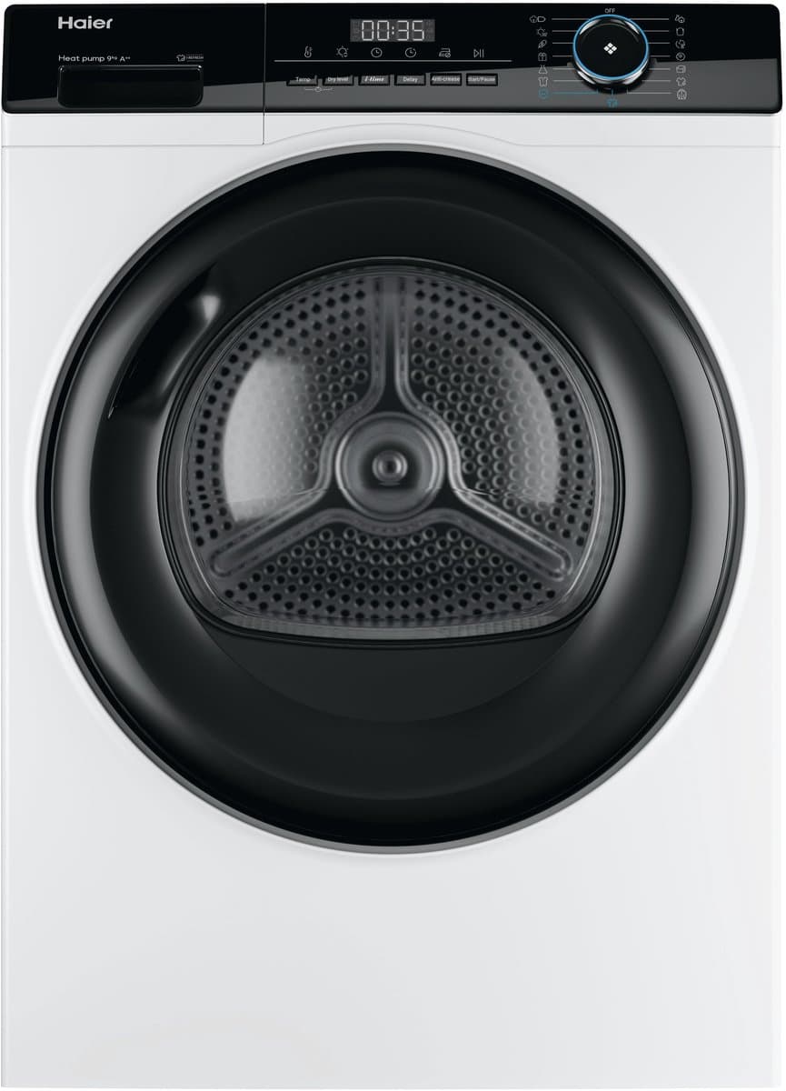 Haier HD90-A2939-S - Wasdroger - 9kg - Geconnecteerd - 15 programma’s - 10 jaar garantie op onderdelen