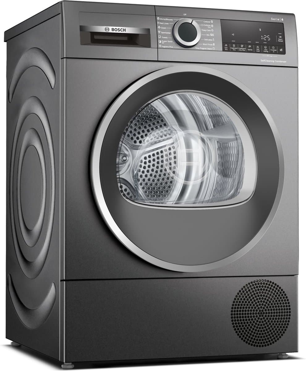 Bosch WQG235DREU Serie 6 - Wasdroger - Warmtepompdroger - ENG display
