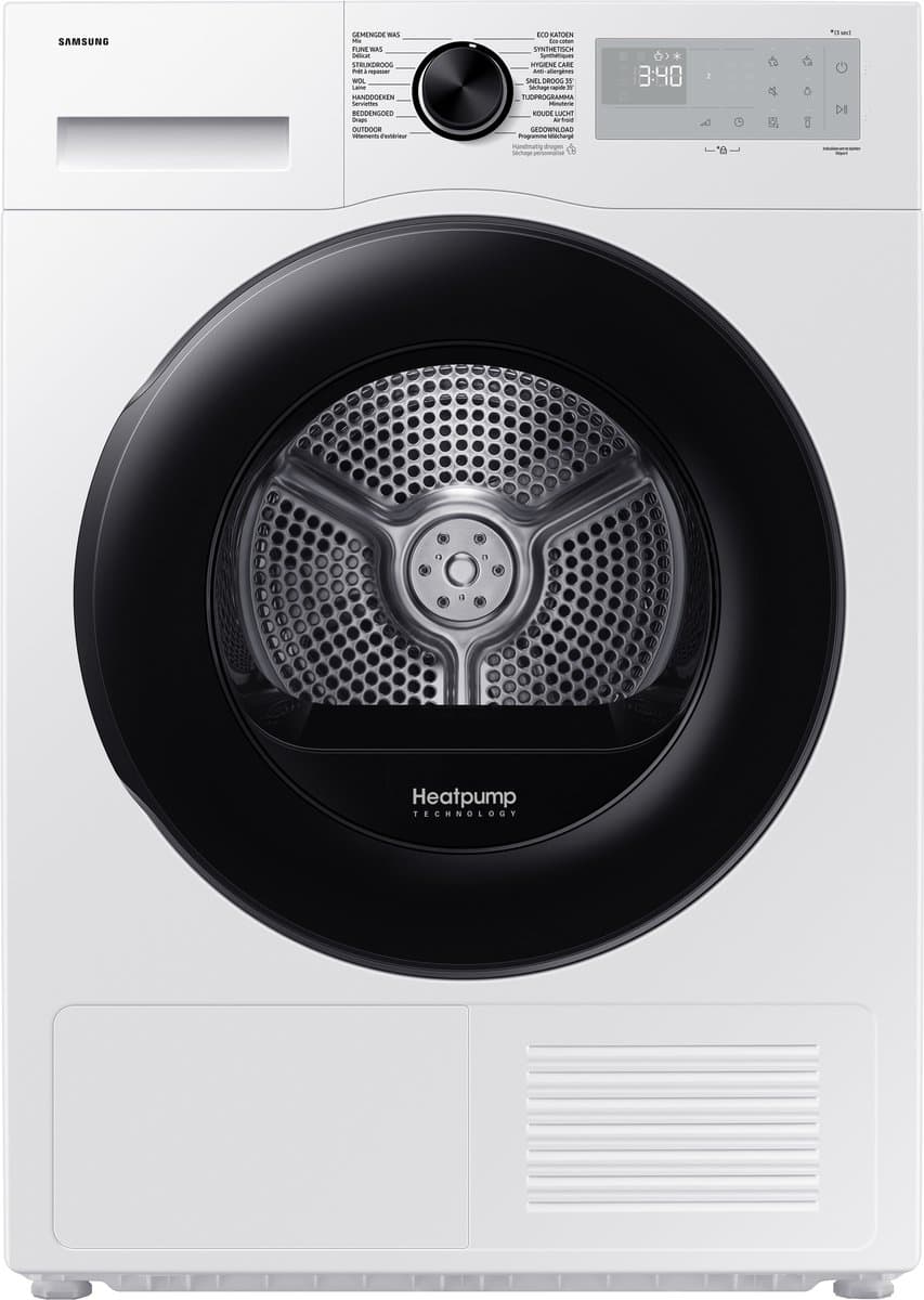 Samsung DV9UDG52A0AHEN Wasdroger - Warmtepompdroger - 9kg - Wit - NL/FR