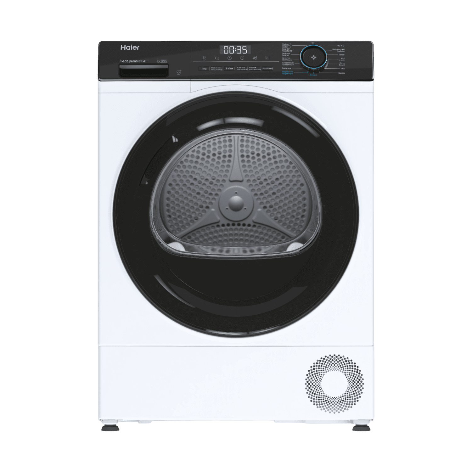 HAIER HD80-A3939EDF I-PRO3 - Warmtepompdroger - 8 kg - 64 dB - Energielabel C