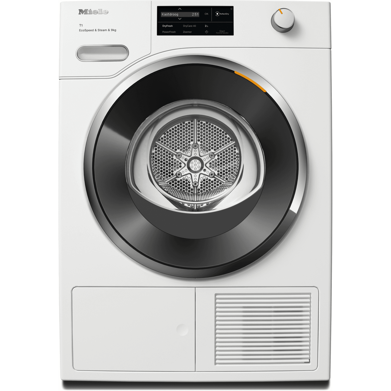 MIELE TWL 780 WP EcoSpeed - Warmtepompdroger - 9 kg - 62 dB - Energielabel C