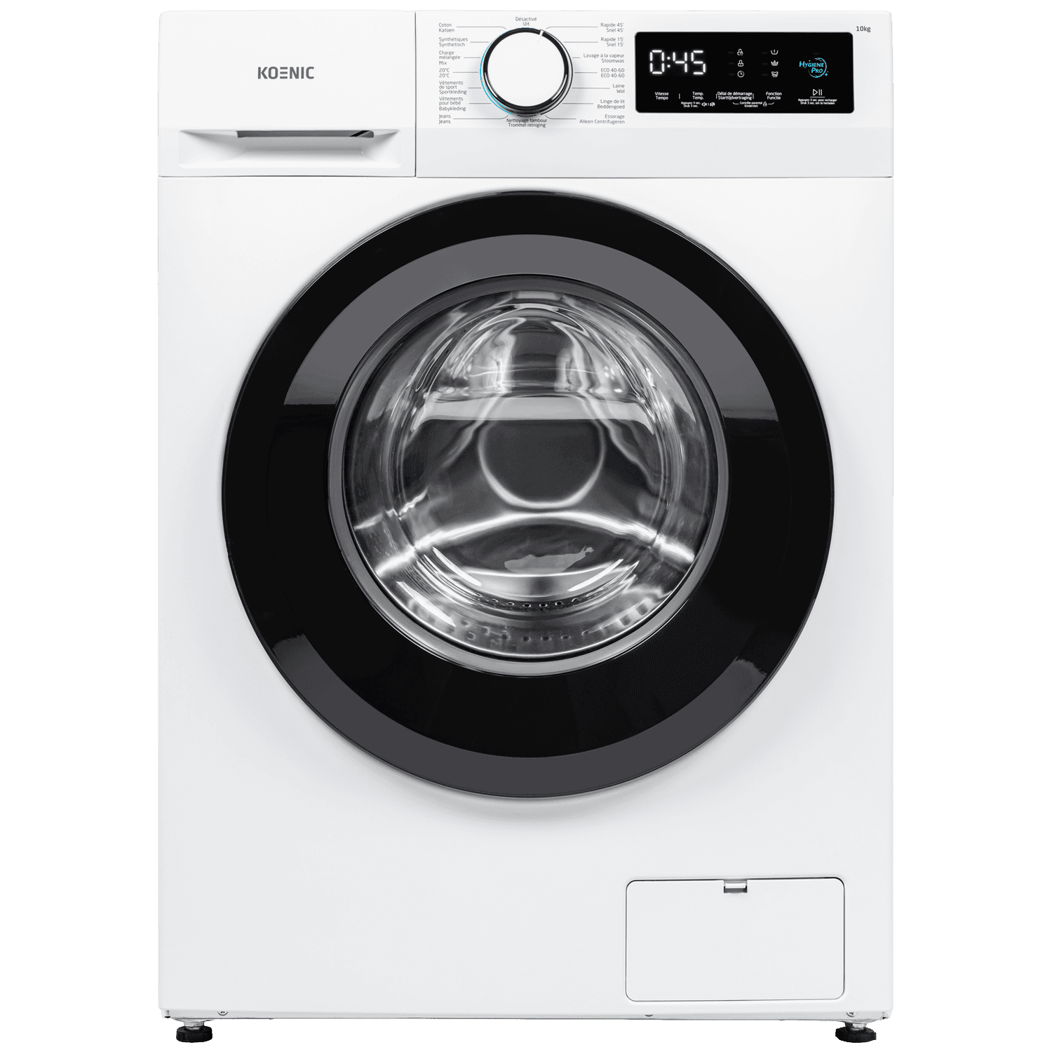 KOENIC KWM 10176 A-10 INV - Wasmachine voorlader - 10 kg (10 kg, A)