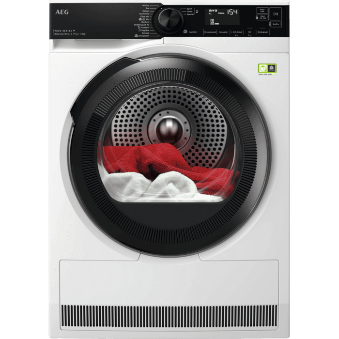 AEG 9000 AbsoluteCare® Plus - Warmtepomp Droger 8 kg TR968B4C