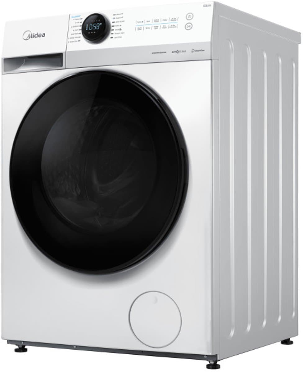 Midea MF200W80WB/W-HR - Wasmachine - Wit - Voorlader - 1400 rpm - 76 dB - 8 kg nominale capaciteit - A label - 48 l Waterverbruik (per cyclus, programma eco 40-60)
