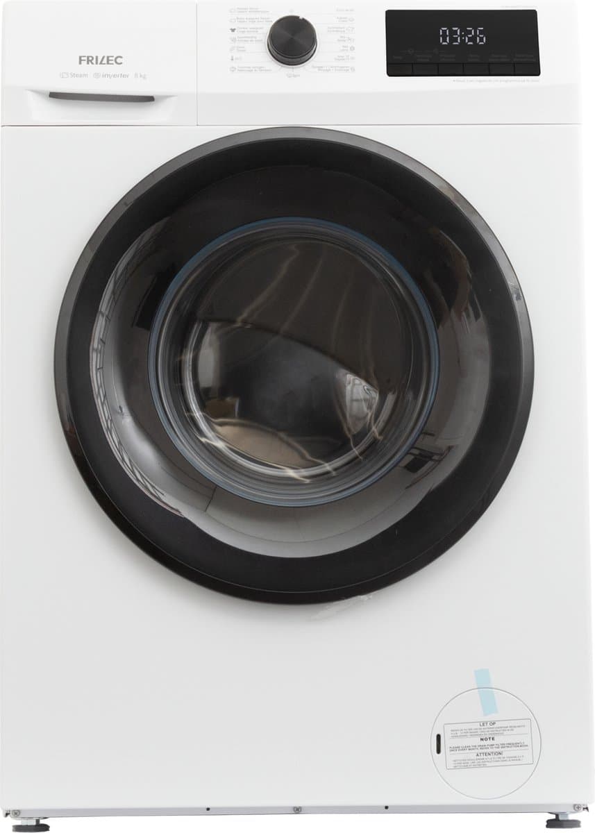 Frilec KOBLENZ8114WA-010 - Wasmachine - Energielabel A - 5 Jaar garantie - 1400 toeren - Met startuitstel - 15 Wasprogramma's