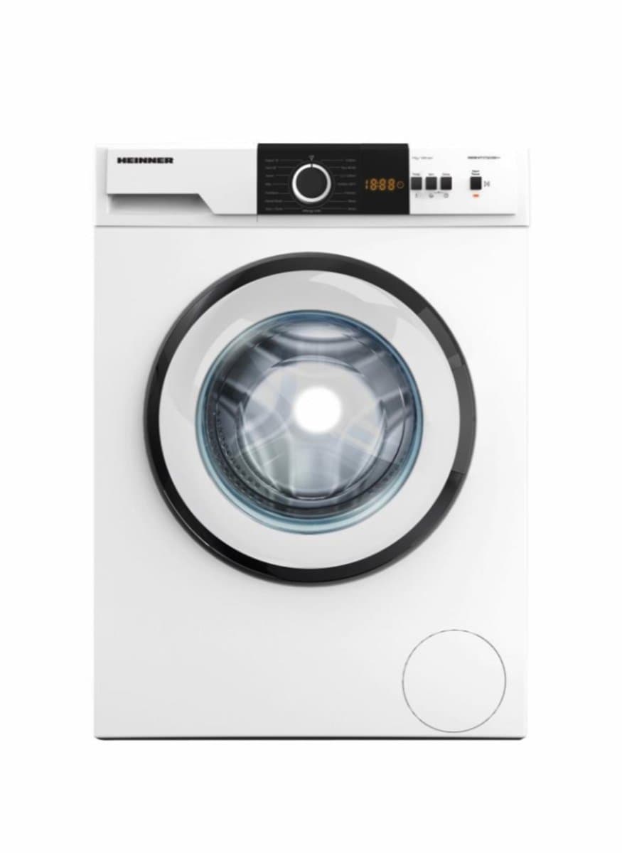 Heinner HWM-VT1712CHD++ Wasmachine 7 kg – 15 Wasprogramma’s – Allergy Safe – Digitaal Display – 1200 tpm – Kinderslot – Foamdetectie – Wit – 5 Jaar Garantie