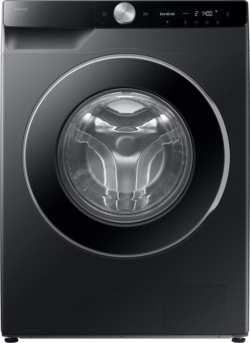 Samsung WW90DG6U85LB - Wasmachine - A-label - 9 Kg - Zwart - Ai Eco bubble - Stoom - Super Speed - SpaceMax