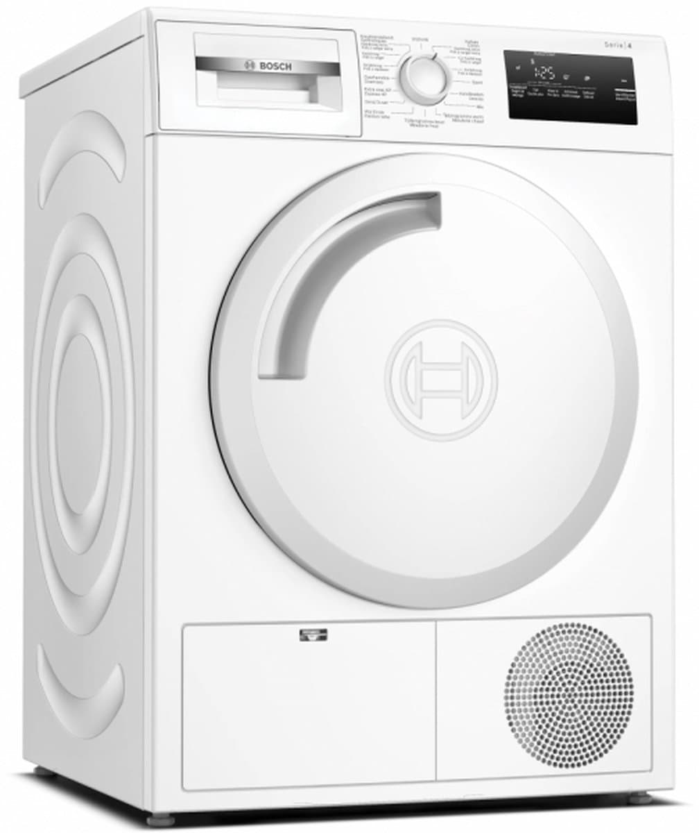Bosch WTH83202FG - Serie 4 - Wasdroger - Warmtepompdroger - NL/FR display