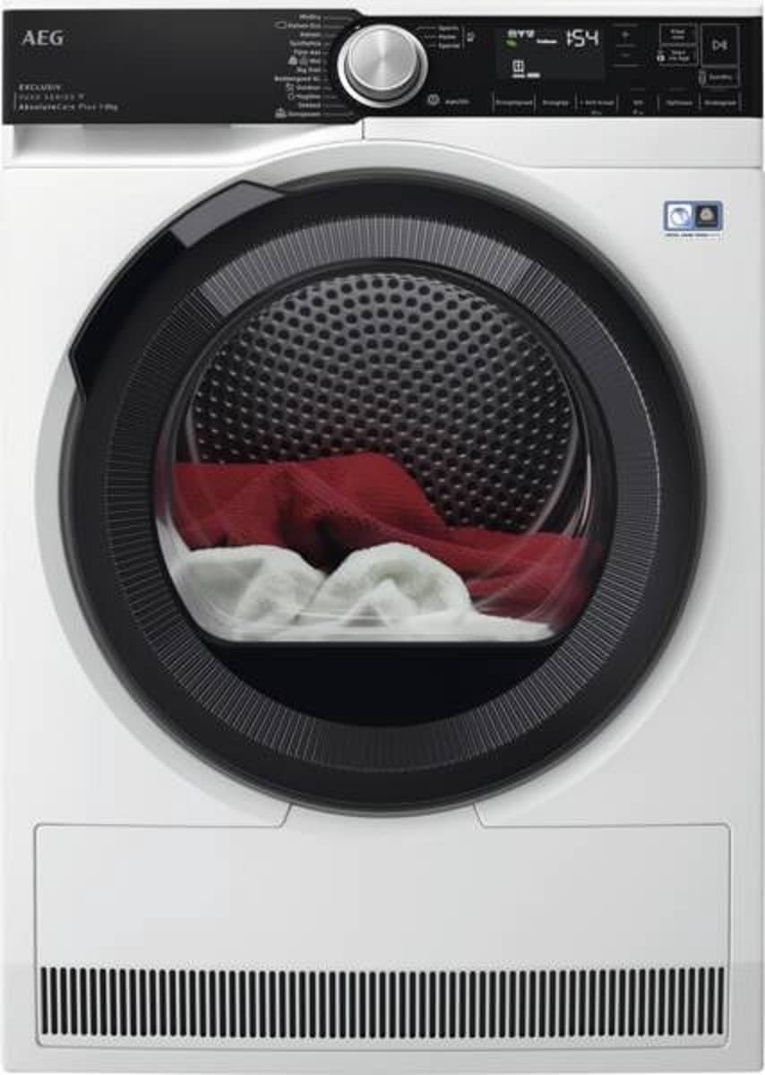 AEG TR9BADEN EcoLine 9000 serie Absolutecare plus - Wasdroger Warmtepompdroger - 8 kg
