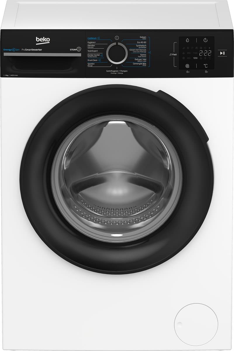 Beko b300 BM3WFT3941B wasmachine Voorlader 9 kg 1351 RPM Wit