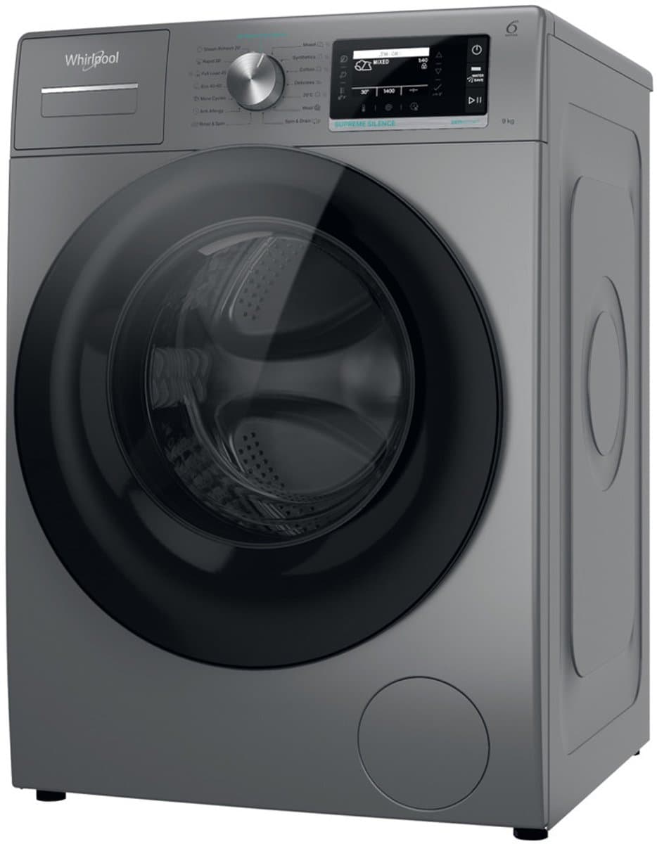 Whirlpool W7 99S SILENCE EE wasmachine 9 kg Zilver