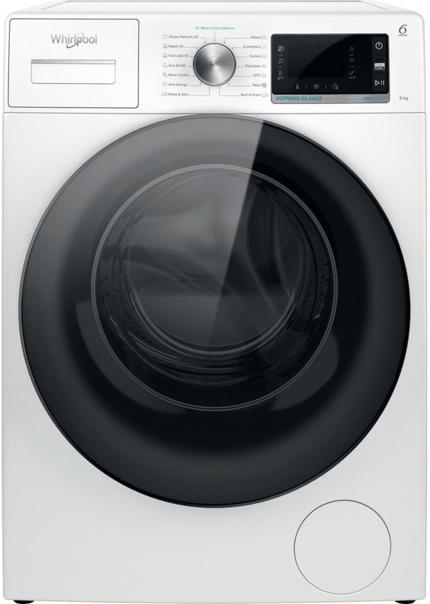 Whirlpool W845WB EE | Wasmachine | Steam | Label A