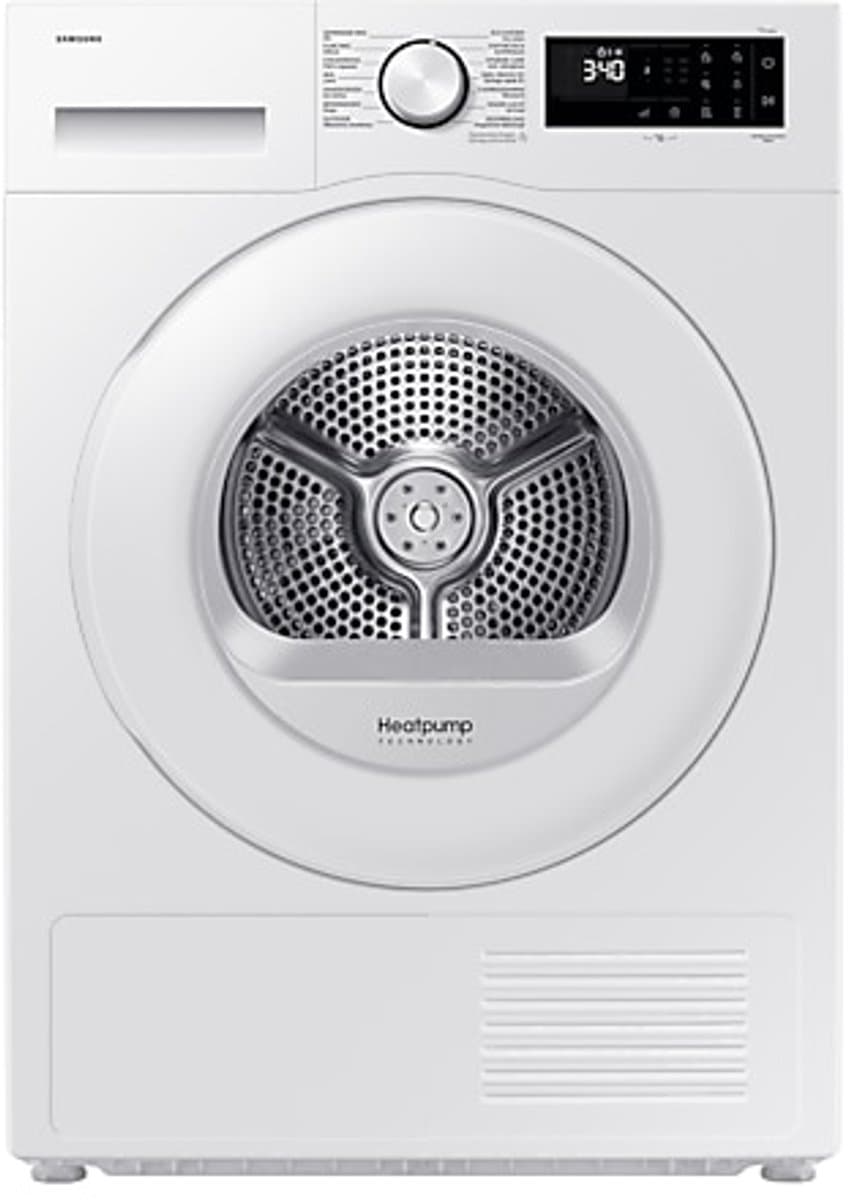 Samsung DV9UDG52A0TEEN- Wasdroger | Wit | 9 kg | OptimalDry | AI Control | Hygiene Care | SmartThings | WIFI