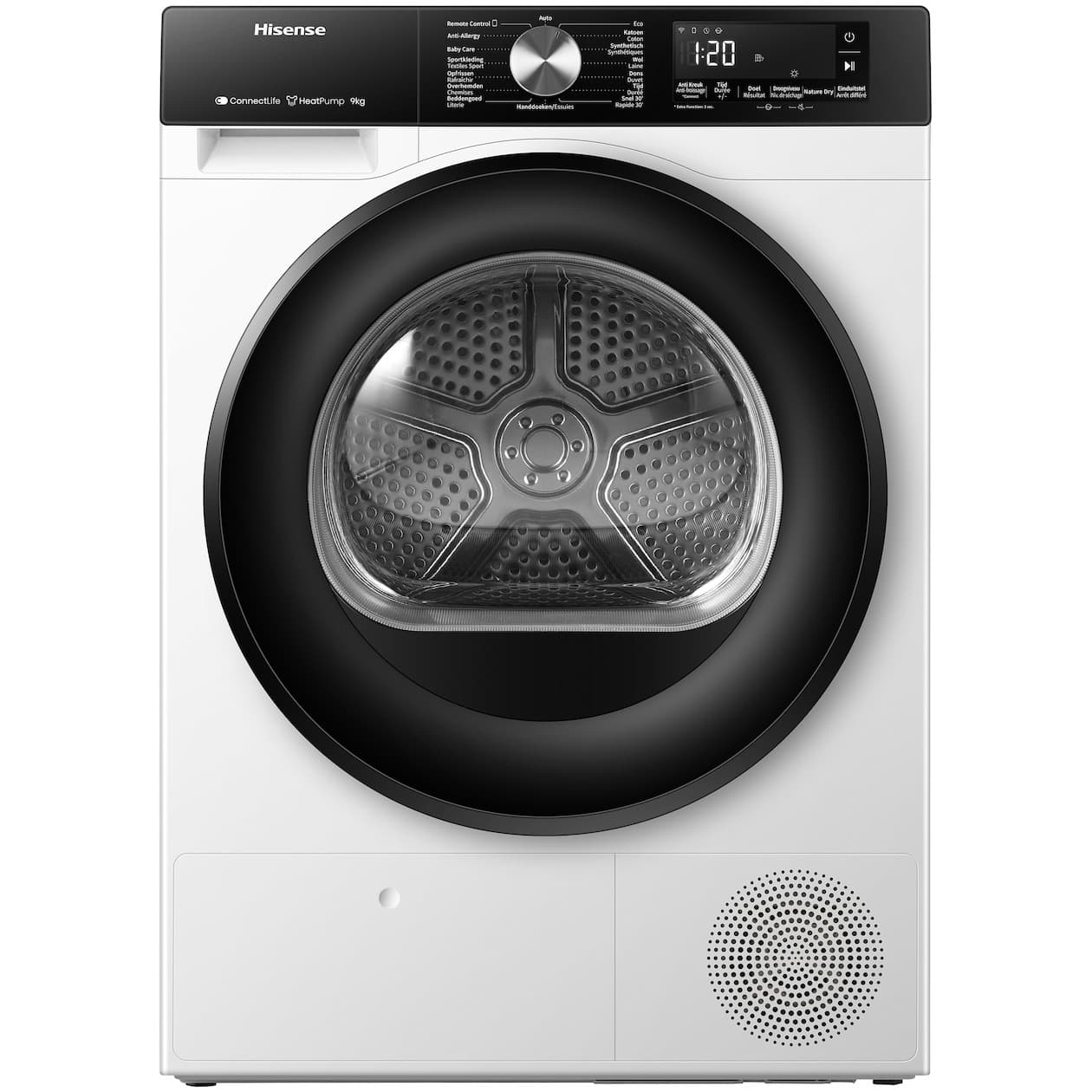 Hisense DH3S902BWCC Warmtepompdroger Wit