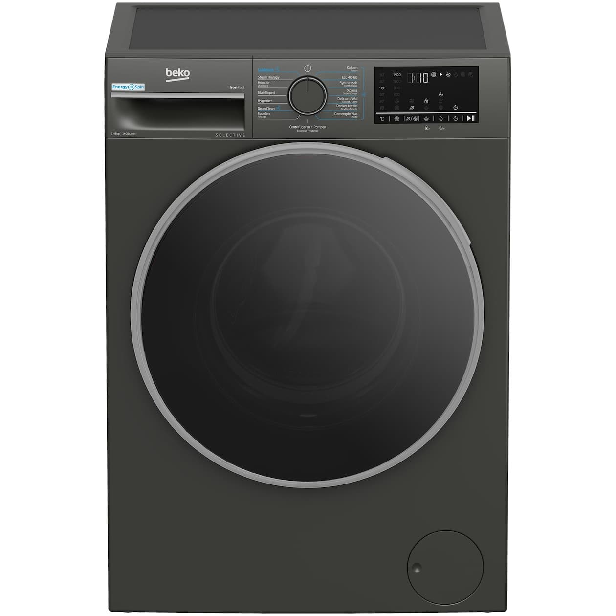 Beko B3WM49410M2 Selective Line Wasmachine Grijs