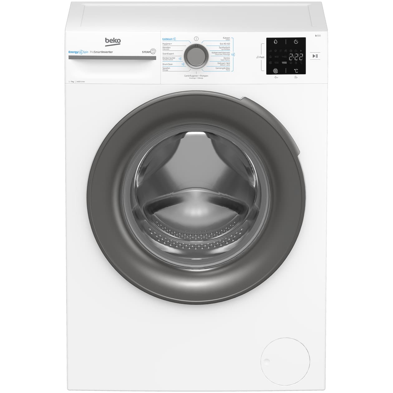 Beko BM3WFU3741S Wasmachine Wit